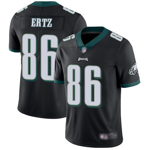 Men Philadelphia Eagles #86 Zach Ertz Black Alternate Vapor Untouchable NFL Jersey Limited Player Football